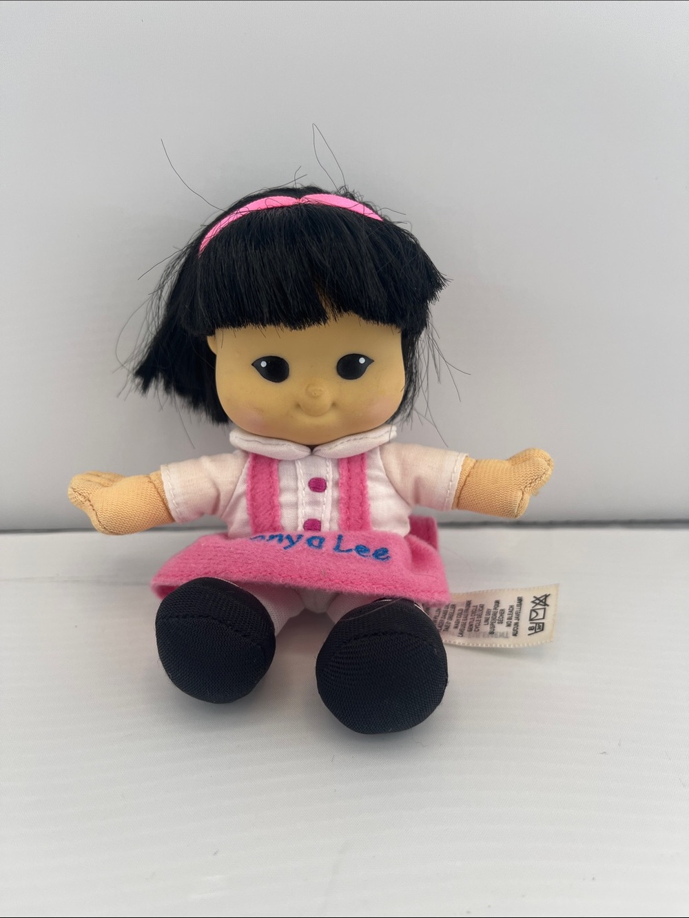 Vintage 2004 Fisher Price Little People Sonya Lee 5.5" Plush Doll